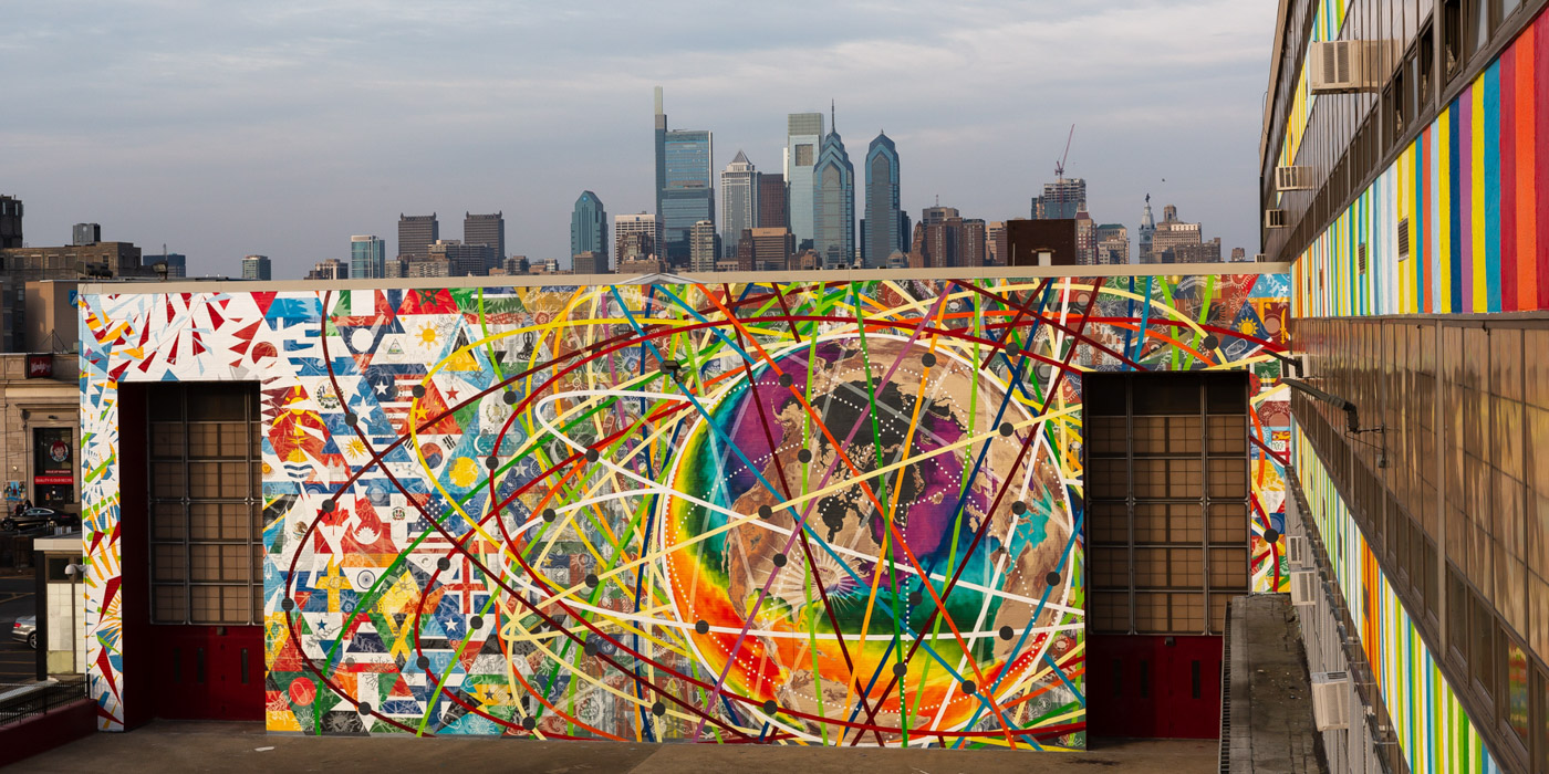 Parts Per Million, by Benjamin Volta. Photo by Steve Weinik - Mural Arts Philadelphia